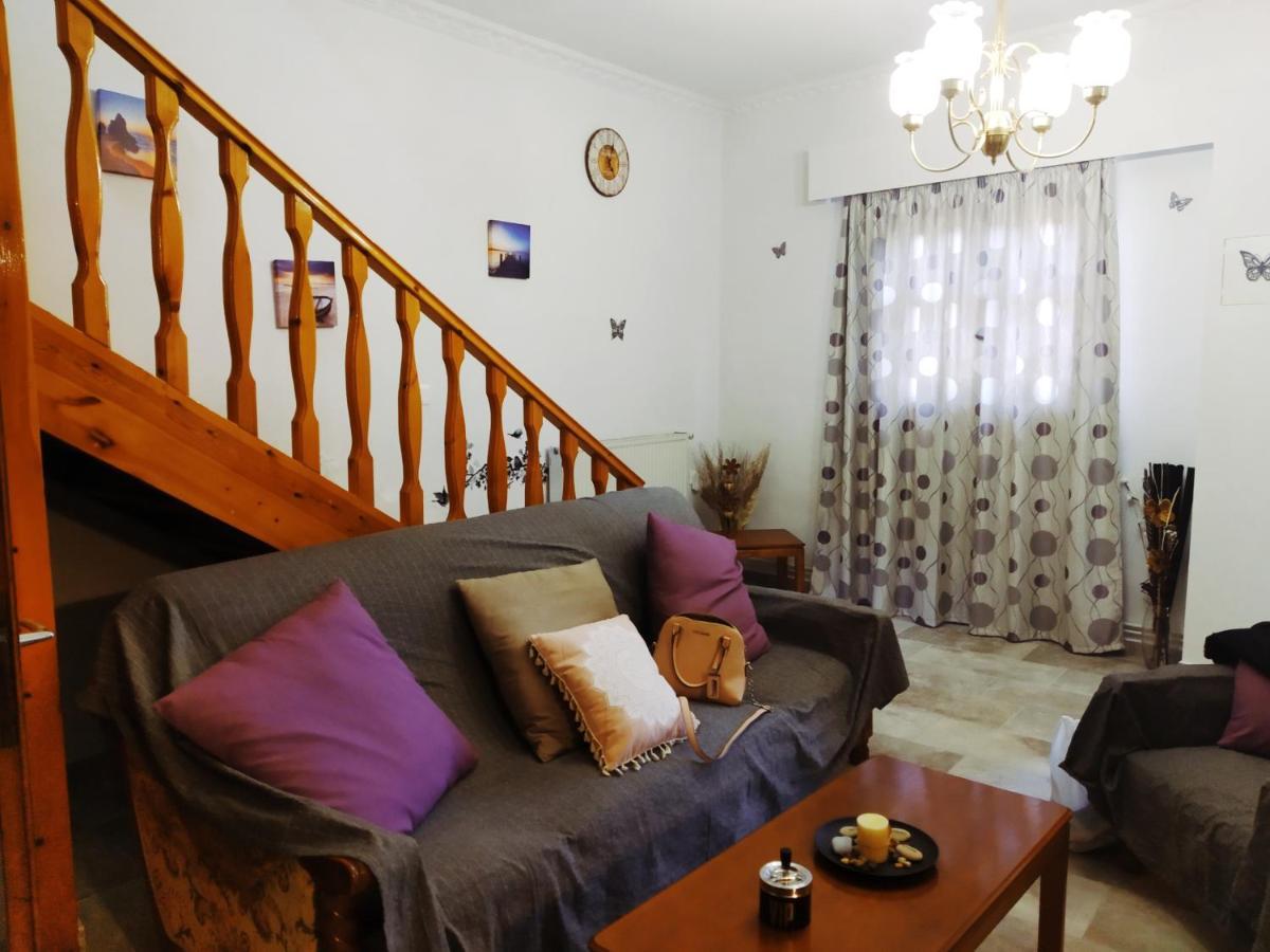 Traditional Panoramic Sea View House Lákones المظهر الخارجي الصورة