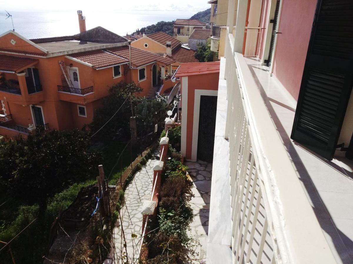 Traditional Panoramic Sea View House Lákones المظهر الخارجي الصورة