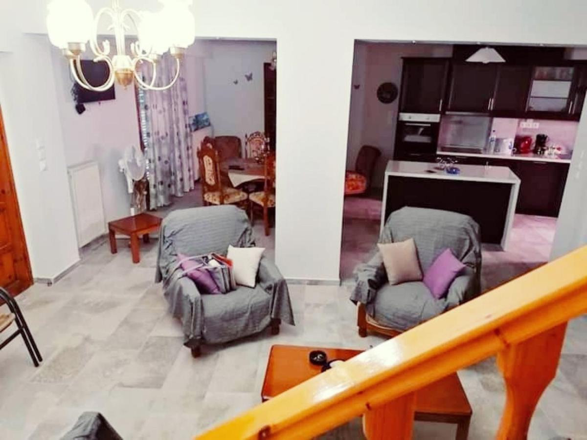 Traditional Panoramic Sea View House Lákones المظهر الخارجي الصورة