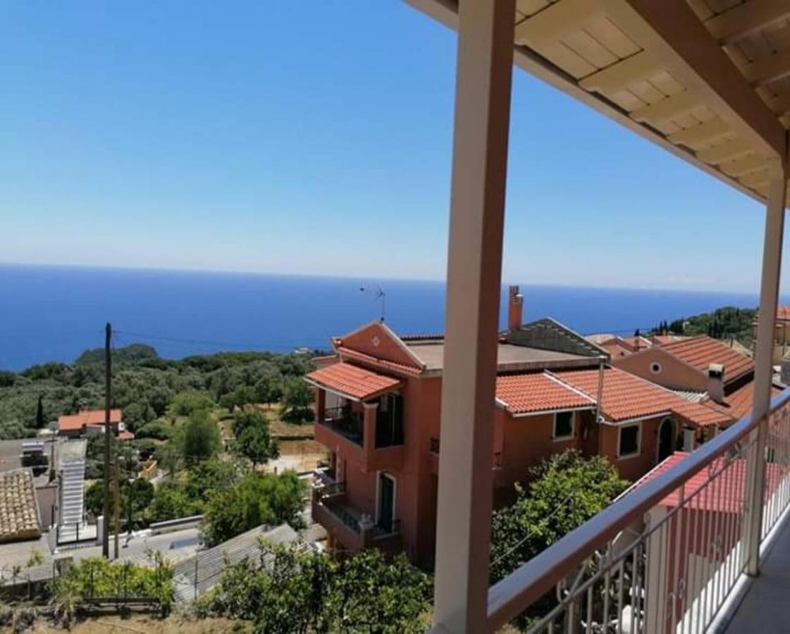 Traditional Panoramic Sea View House Lákones المظهر الخارجي الصورة