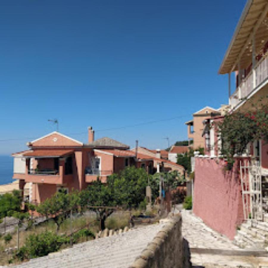 Traditional Panoramic Sea View House Lákones المظهر الخارجي الصورة
